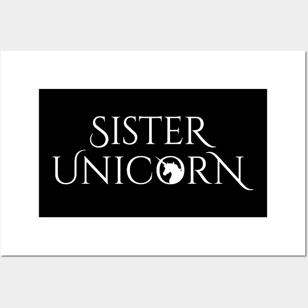 Sister Unicorn Wall Art by creativecurly